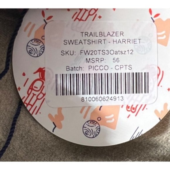 Piccolina 12 NWT Harriet Tubman Embroidered Trailblazer Sweatshirt RETIRED - Picture 5 of 5